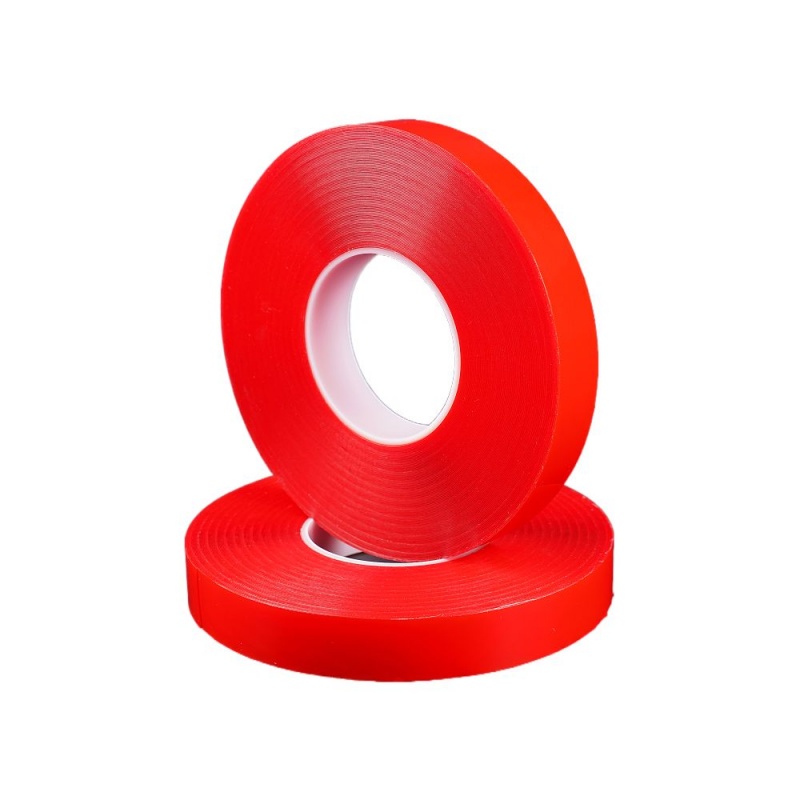 Clear Heat-Resistant Round Die-Cut Acrylic Tape