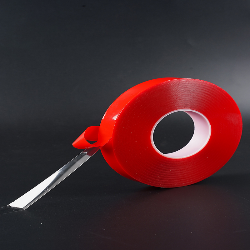 Clear Heat-Resistant Round Die-Cut Acrylic Tape
