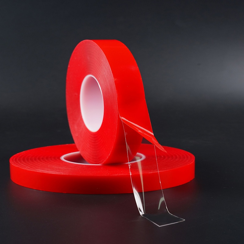 Clear Heat-Resistant Round Die-Cut Acrylic Tape