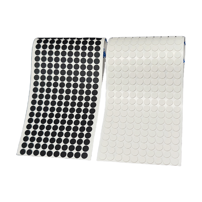 **Die-cut Silicone Pads with Adhesive Backing**