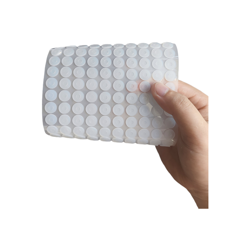 **Die-cut Silicone Pads with Adhesive Backing**