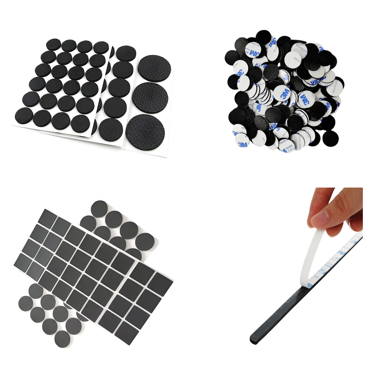 Die-Cut Silicone & Rubber Pads